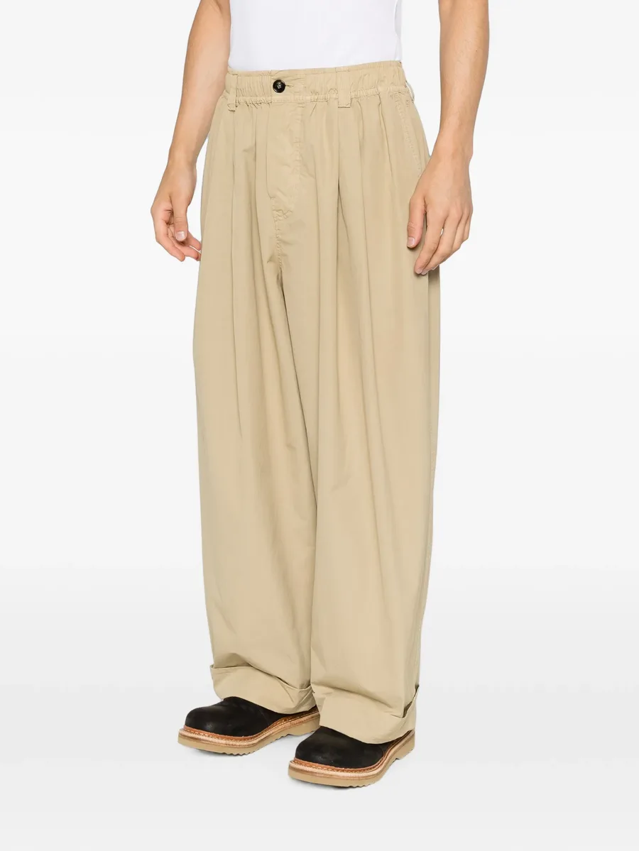 pleated wide-leg trousers 3