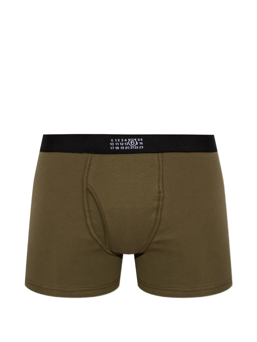 logo-print boxers 1