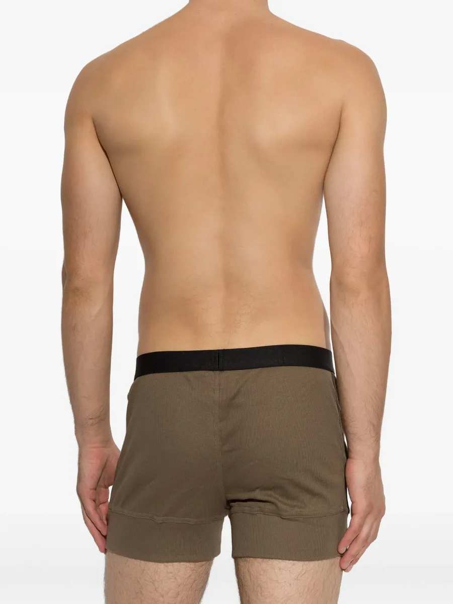 logo-waistband ribbed boxers 3