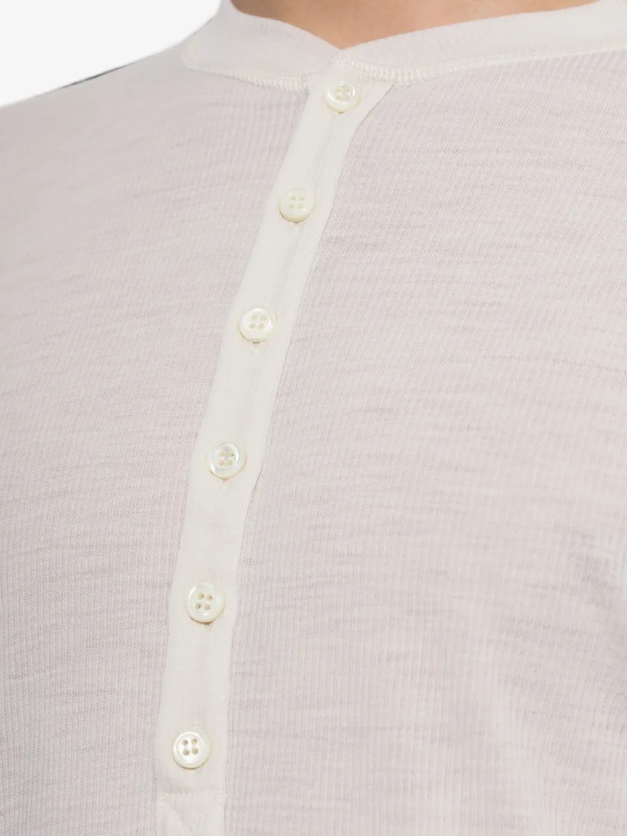 ribbed-knit T-shirt 4