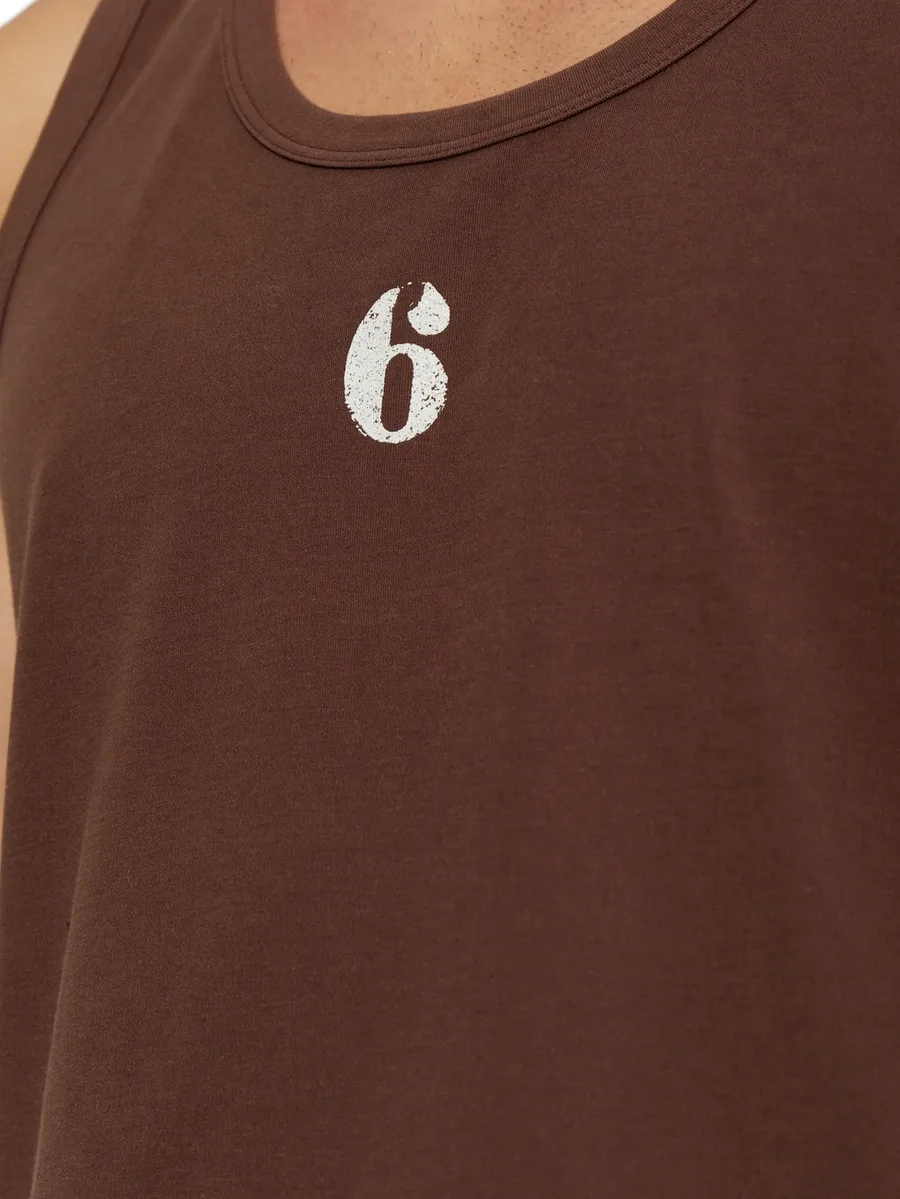 logo-print tank top 4