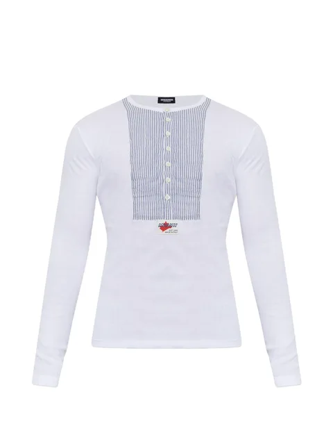 logo V-neck T-shirt