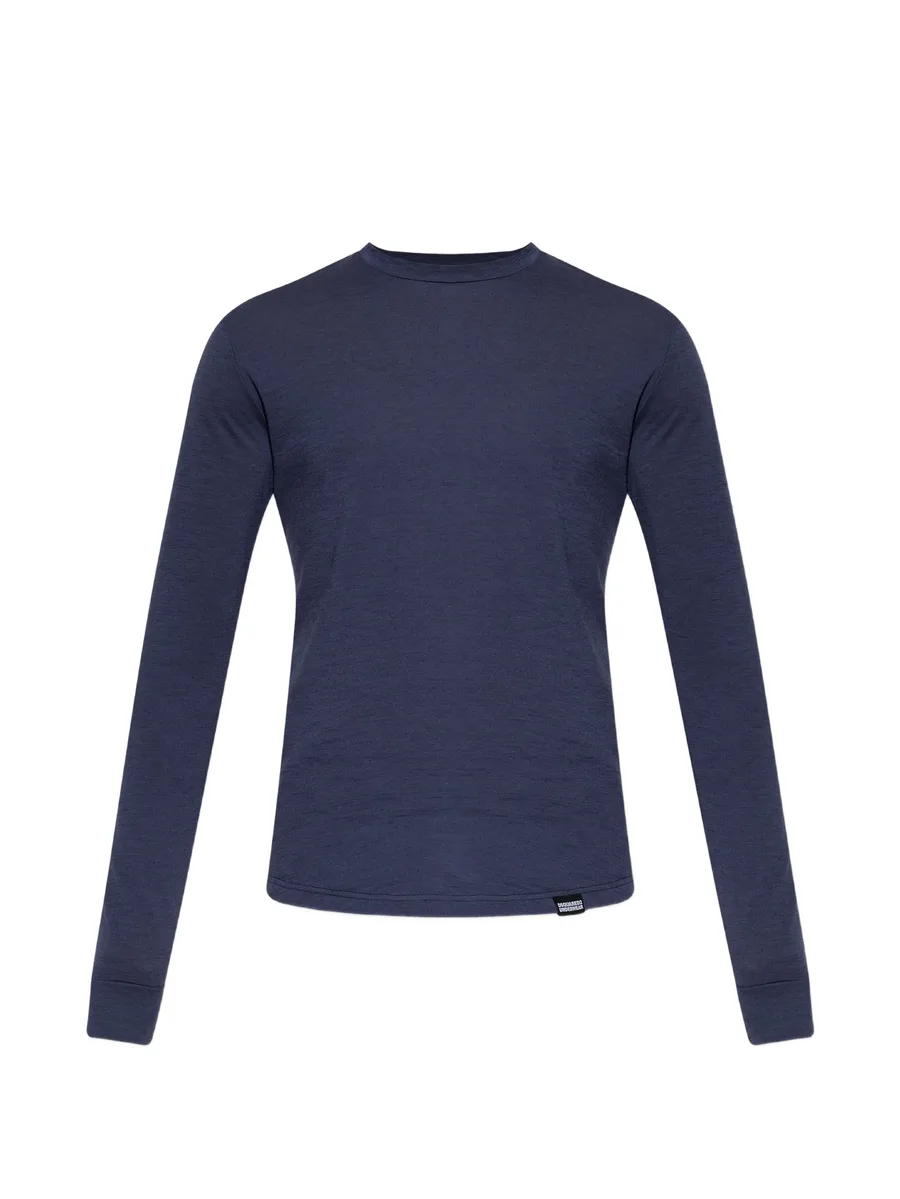 Snowy Dream long-sleeve wool T-shirt 4