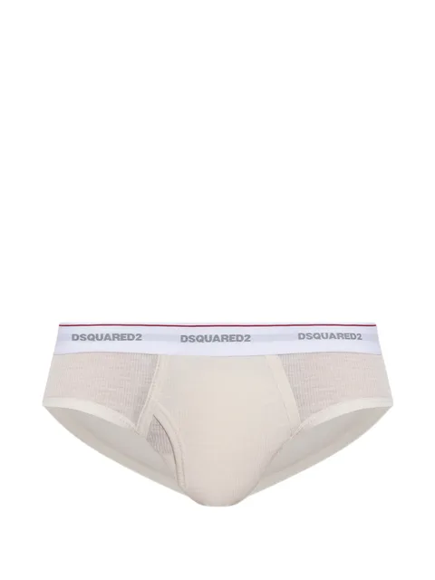 logo-waistband ribbed briefs