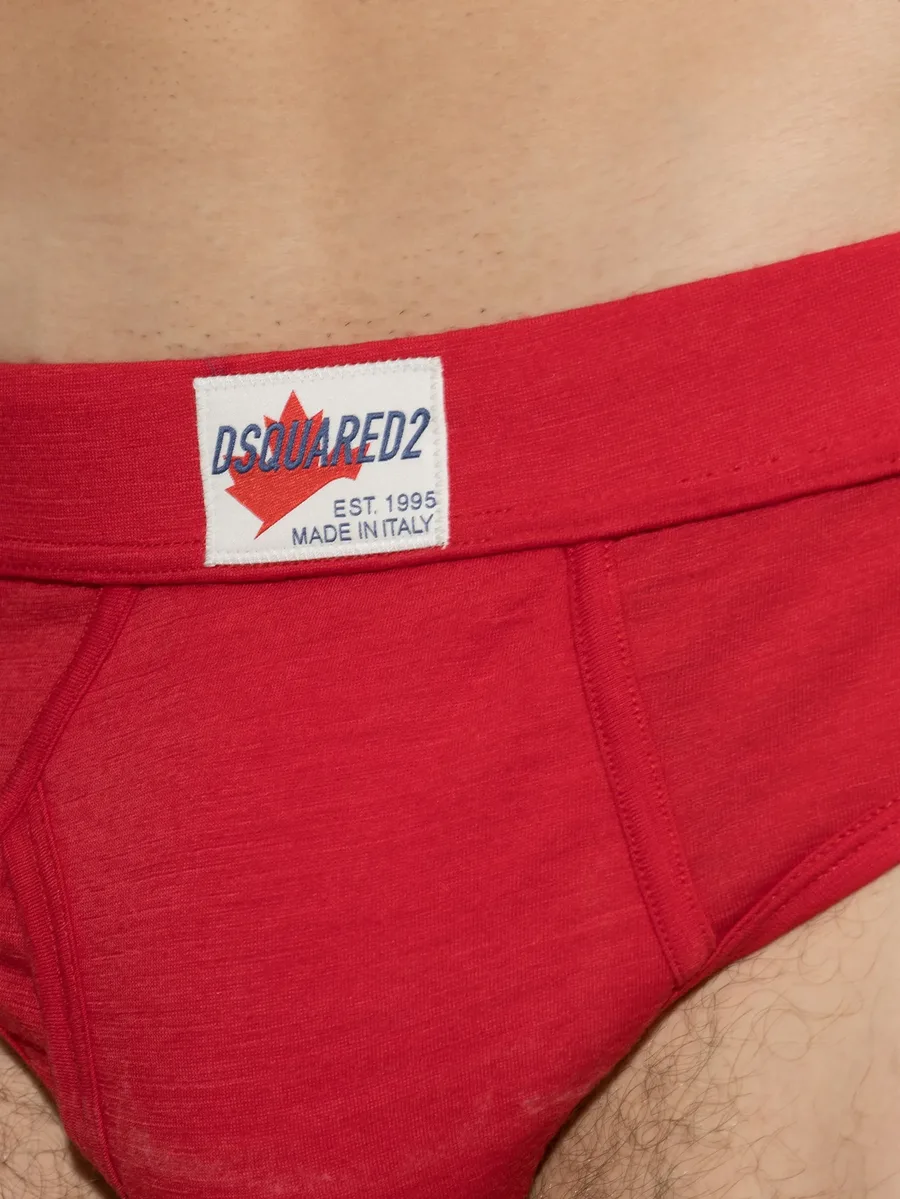 Ski Pass logo-patch wool briefs 3