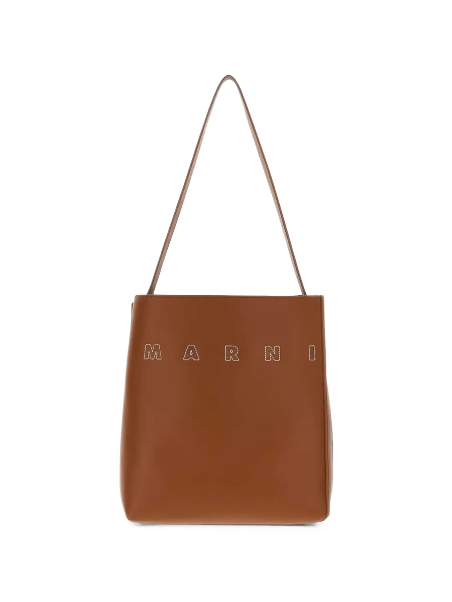 embroidered-logo tote bag 1