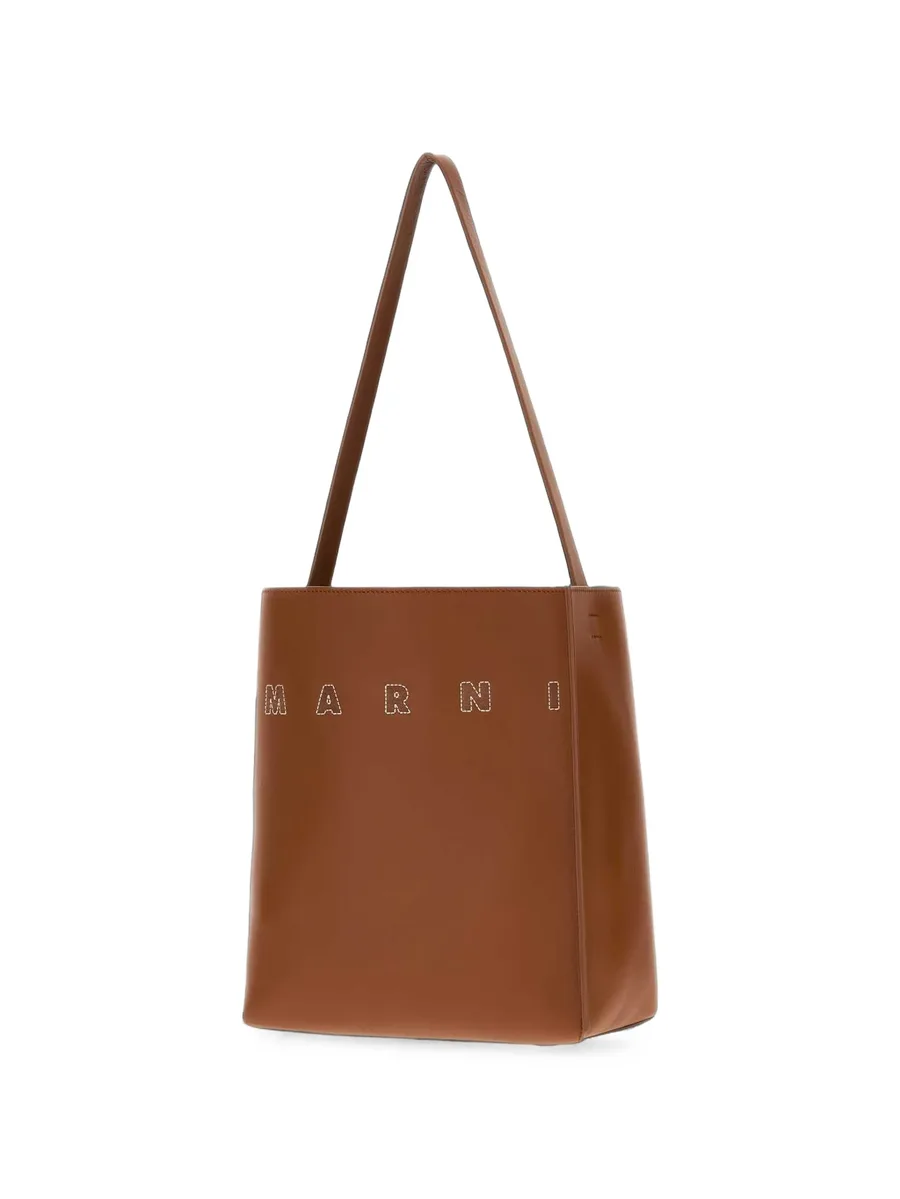 embroidered-logo tote bag 3