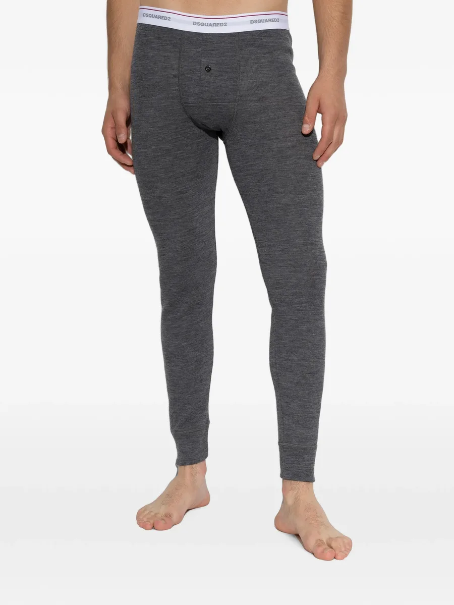 logo-waistband pajama bottoms 2