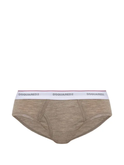 logo-waistband wool briefs