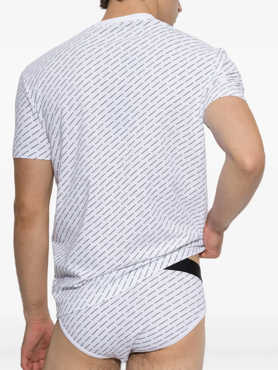 logo-print briefs and undershirt set 3
