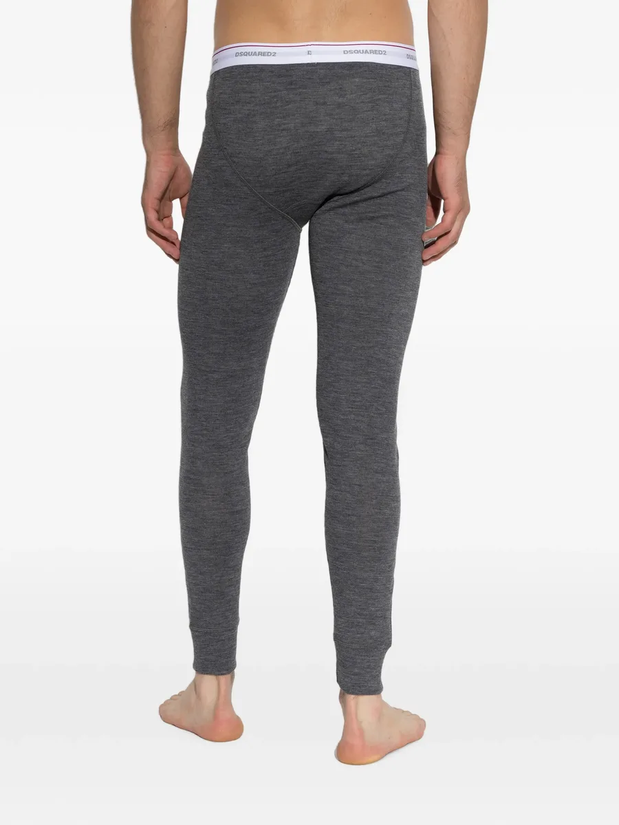 logo-waistband pajama bottoms 3