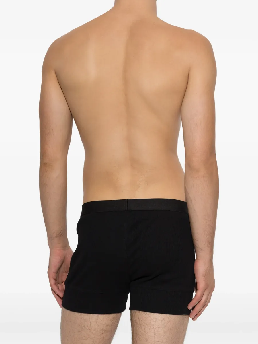 logo-print ribbed boxers 3
