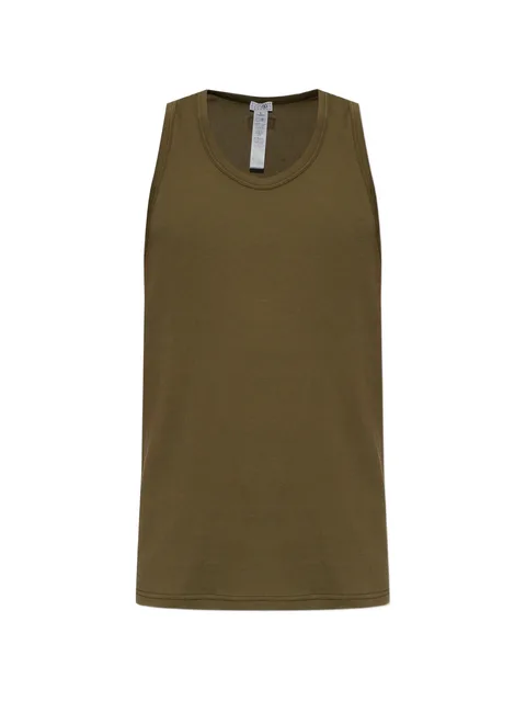 logo-patch tank top