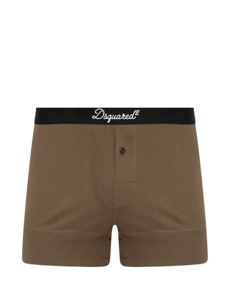 logo-waistband ribbed boxers 1