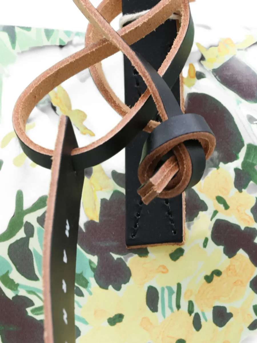 floral-print logo-print tote bag 7