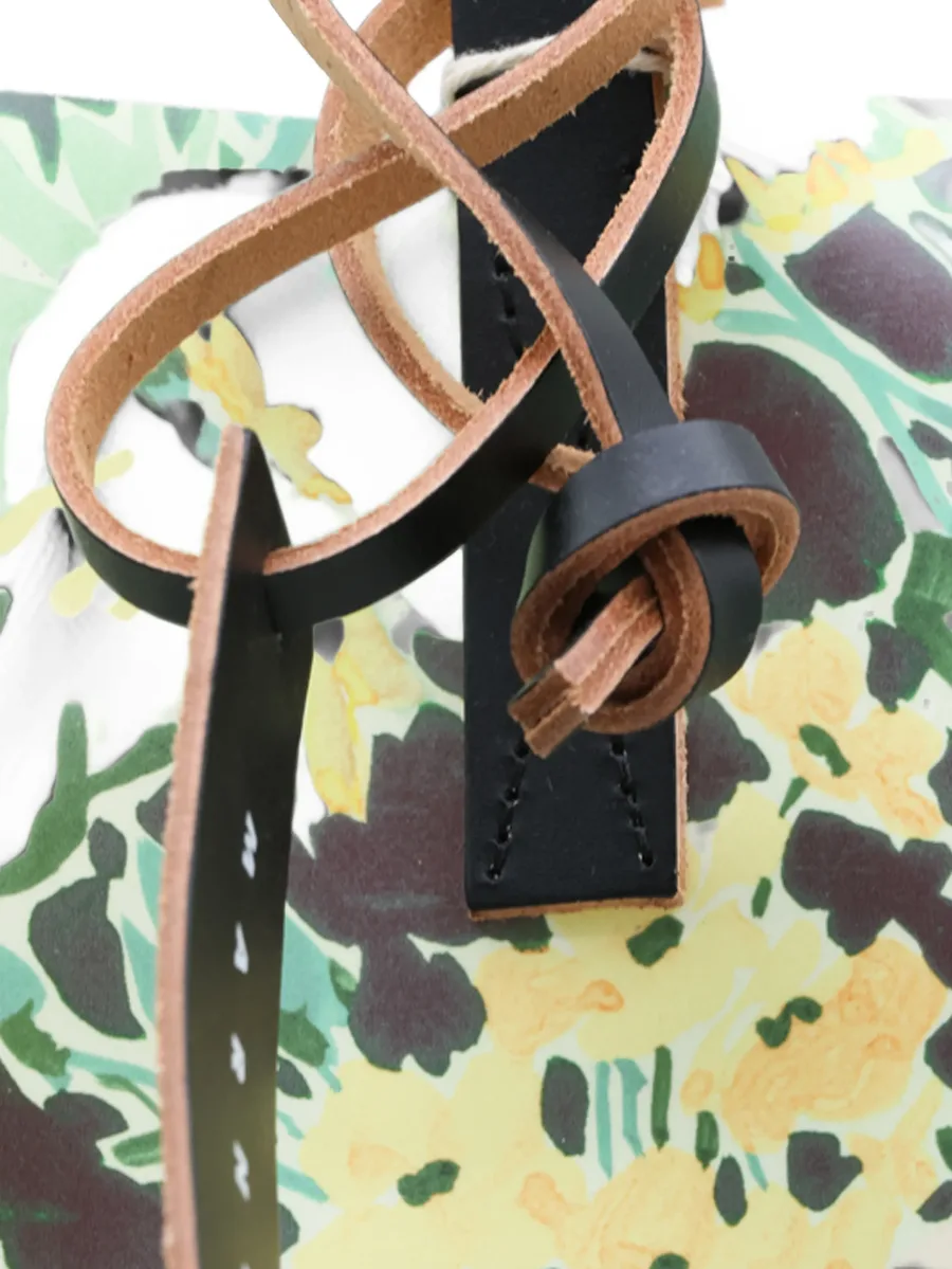 floral-print logo-print tote bag 6