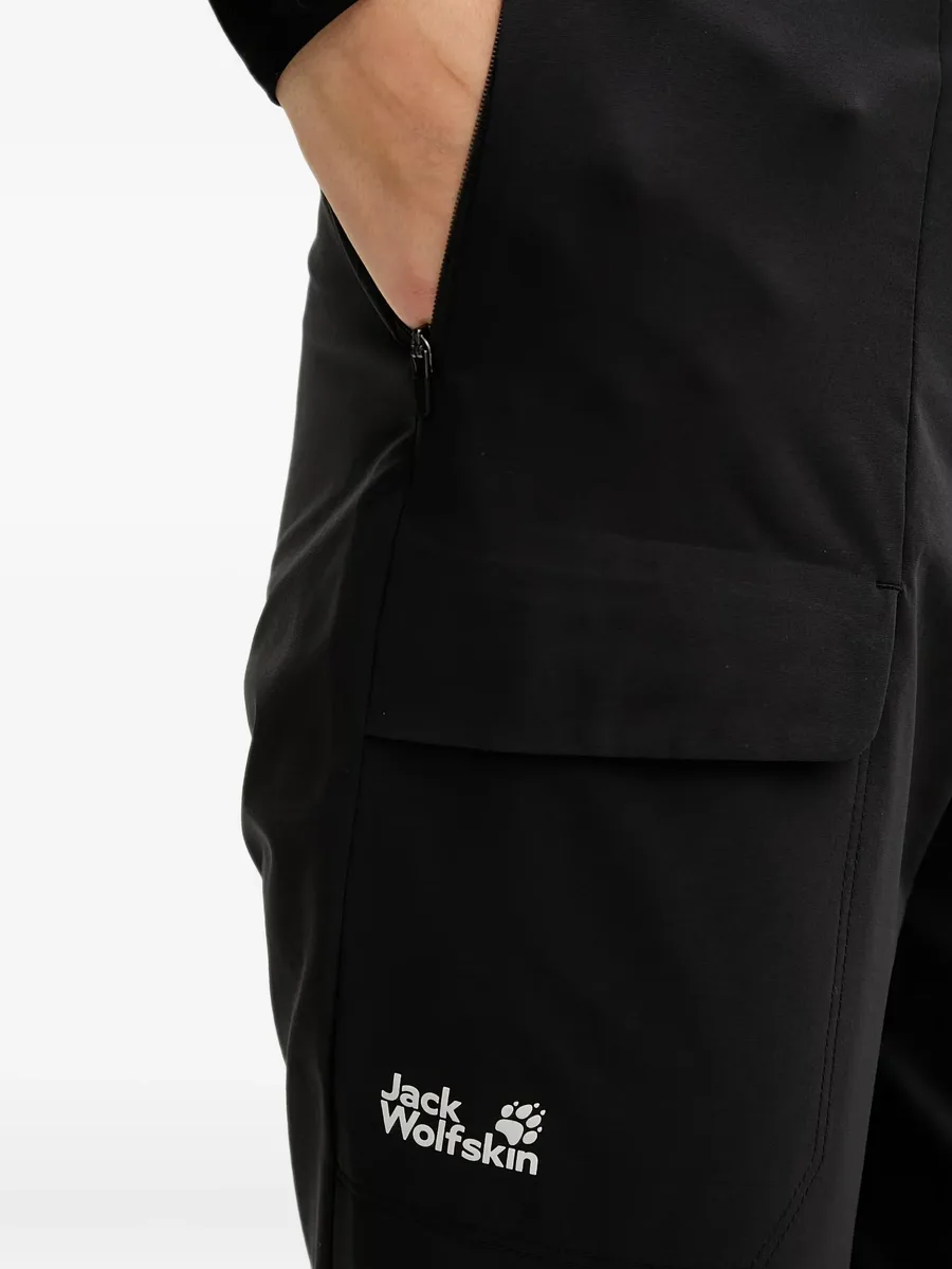logo-print hiking pants 4