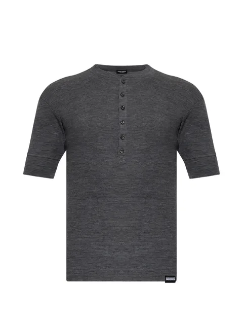 wool henley T-shirt