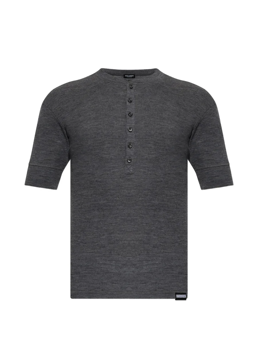 wool henley T-shirt 1