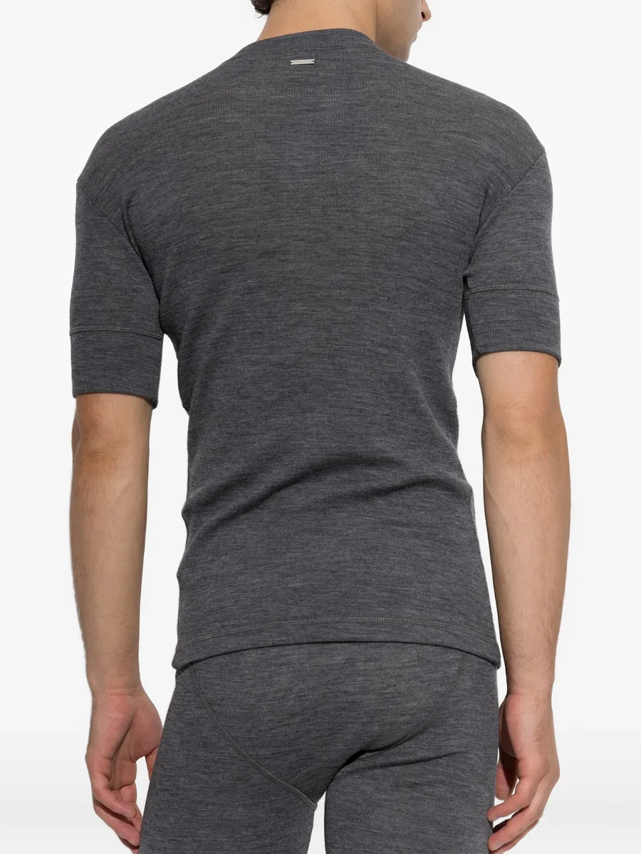 wool henley T-shirt 3