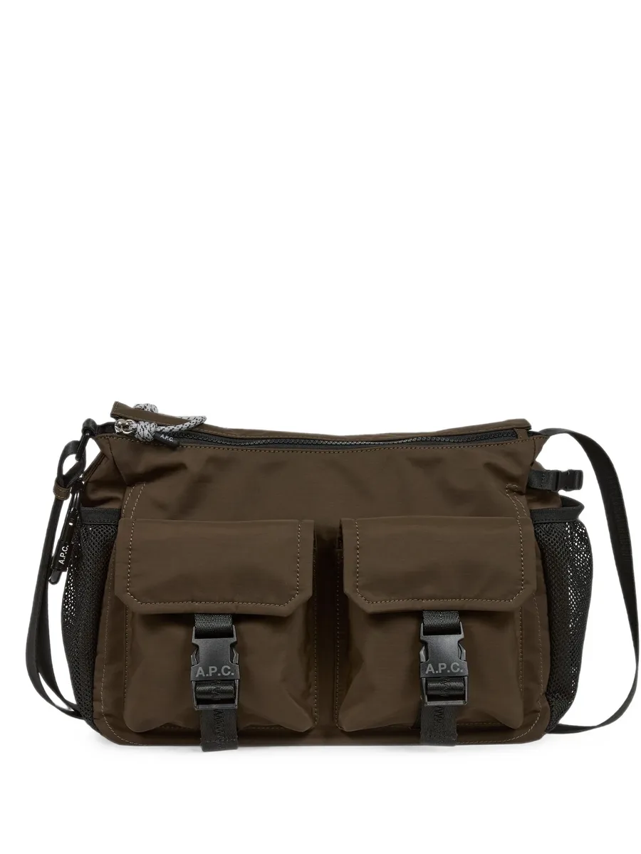 Trek buckle-fastening shoulder bag 1