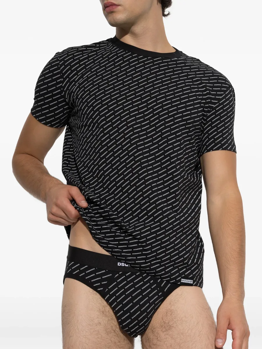 logo-print underwear set 2