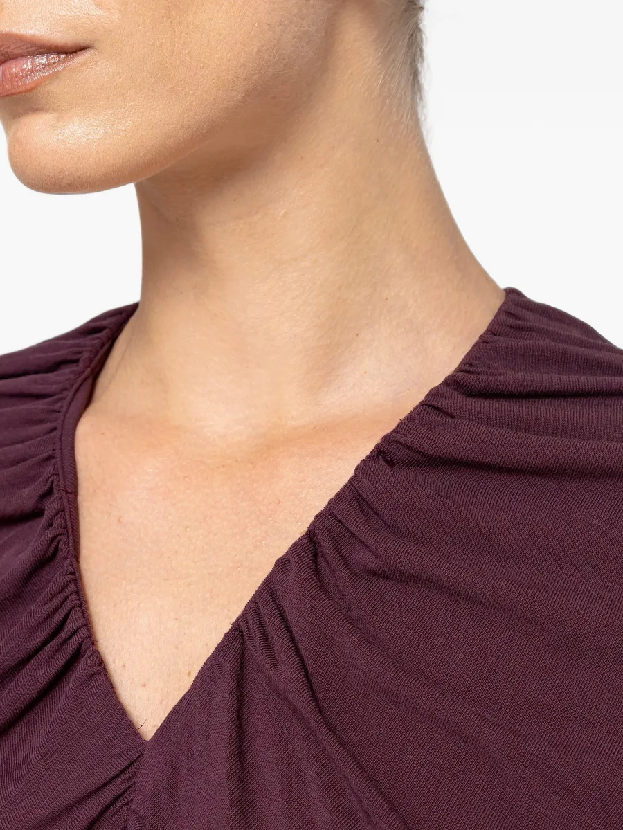 draped TENCEL™ and wool top 7