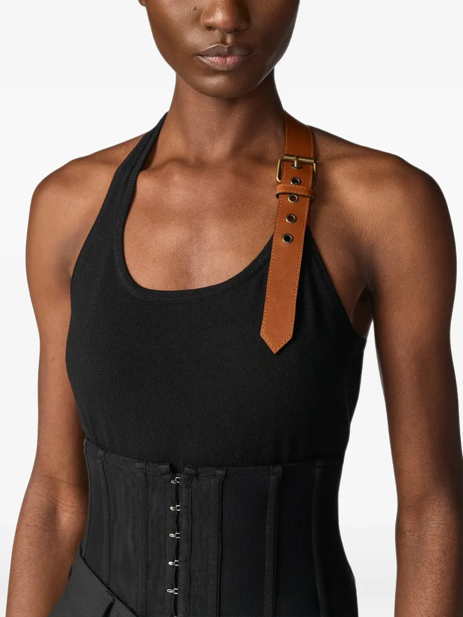 belt-detail halterneck top 4