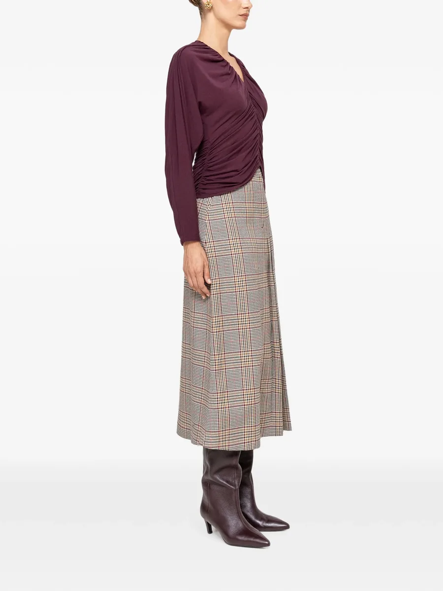 draped TENCEL™ and wool top 3