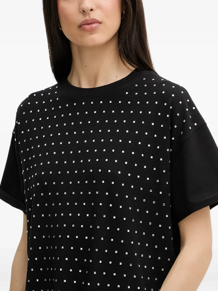 rhinestone-embellished T-shirt 4