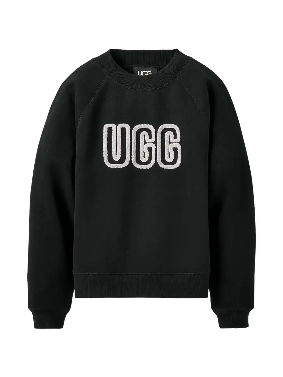 logo-detail crew-neck sweatshirt 1