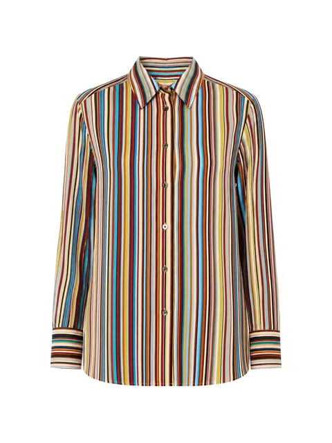 Artist Stripe silk shirt