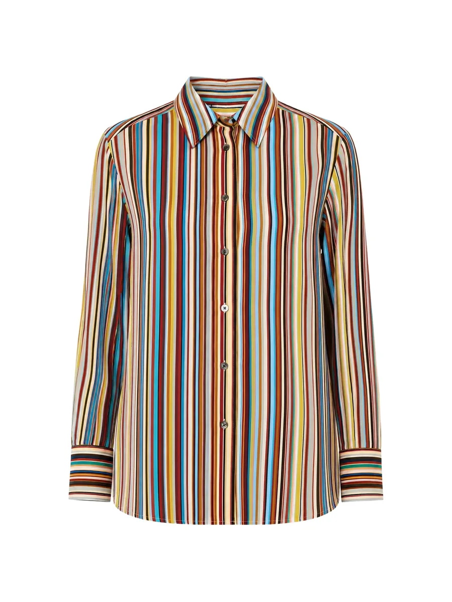 Artist Stripe silk shirt 1