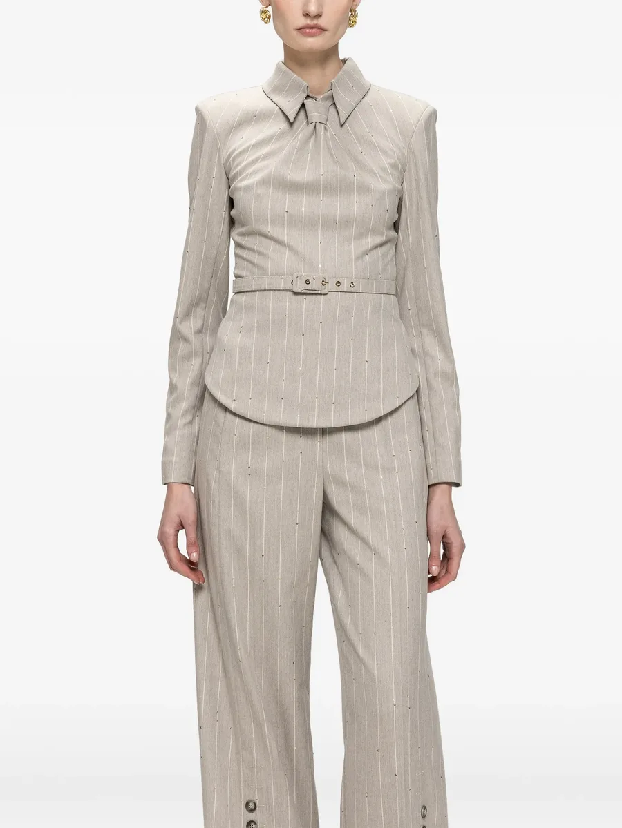 tie-detail tailored top 1
