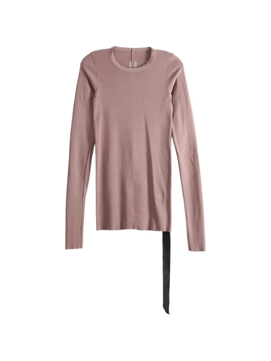 ribbed-knit long-sleeve T-shirt 1