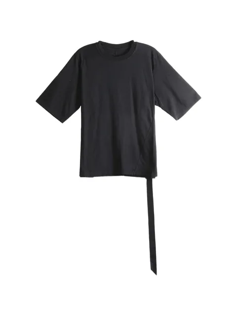 strap-detail panelled T-shirt