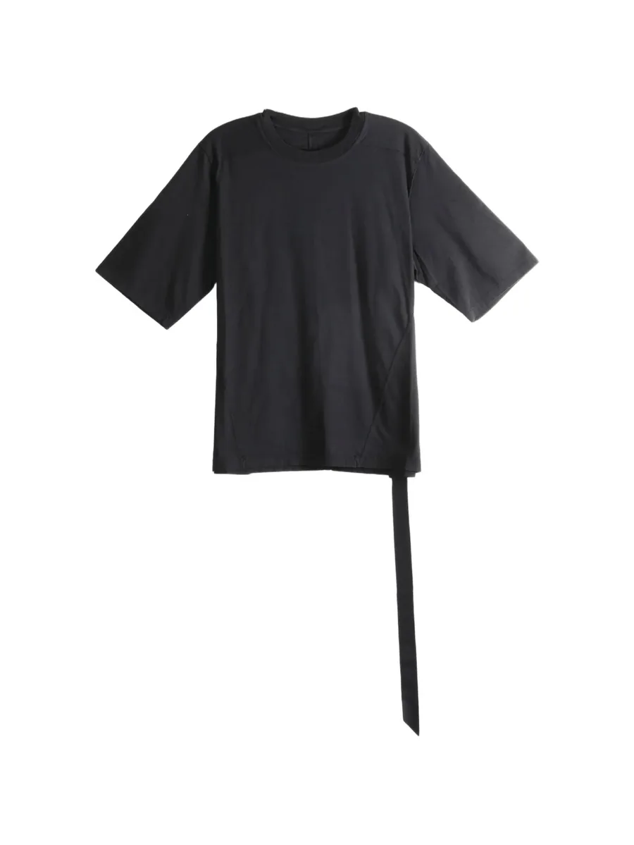 strap-detail panelled T-shirt 1