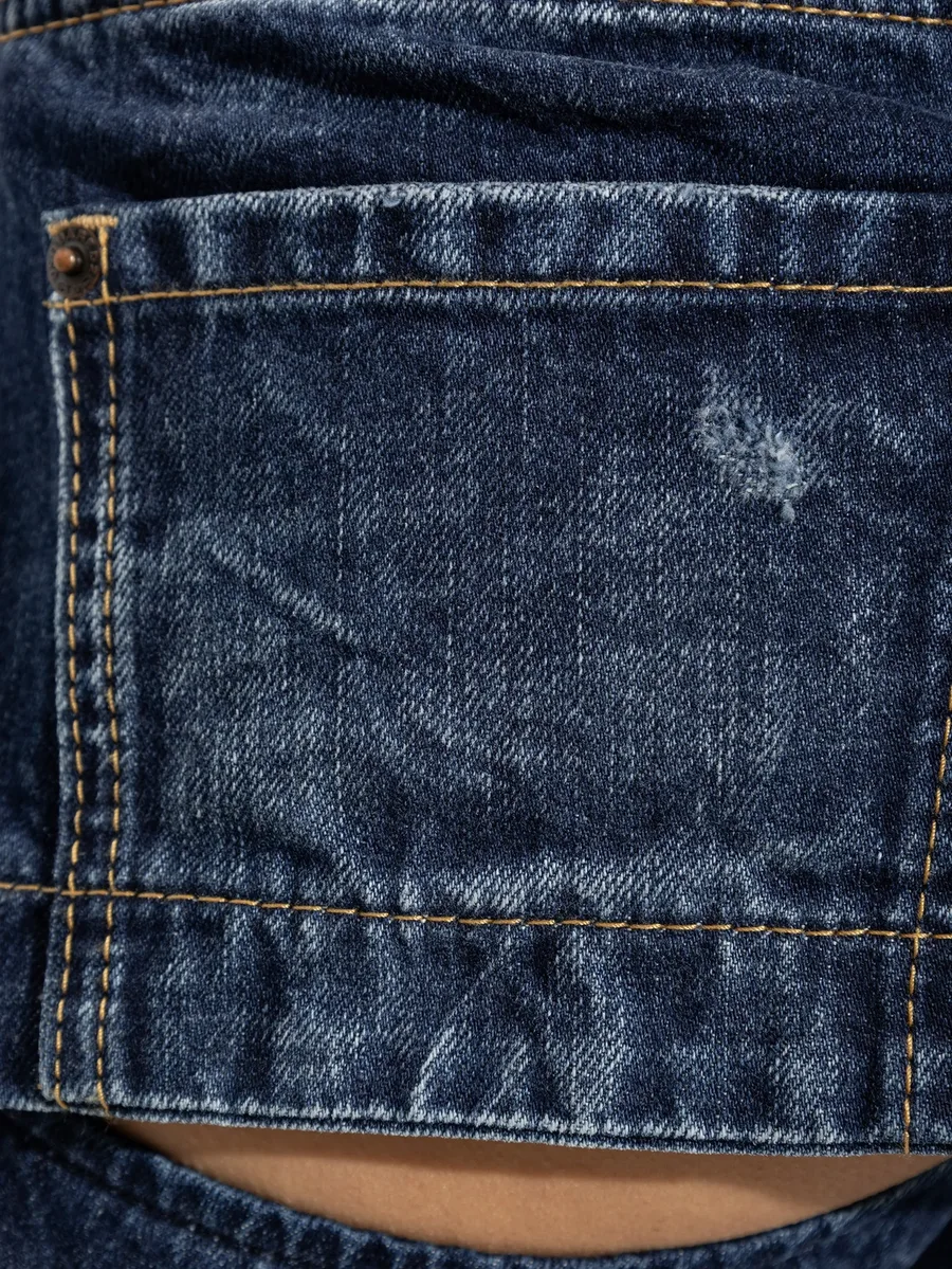 distressed cut-out jeans 5