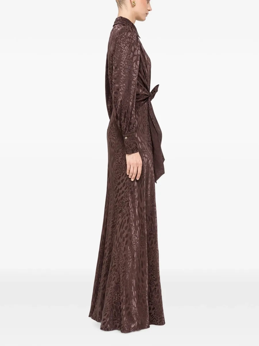 leopard-print viscose-blend dress 3