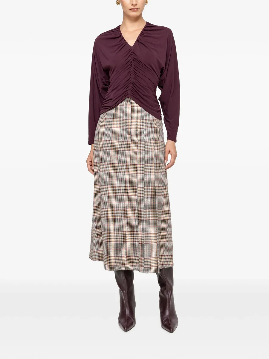 draped TENCEL™ and wool top 2