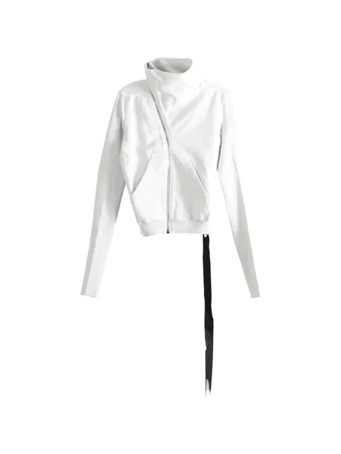asymmetric-zip sweatshirt