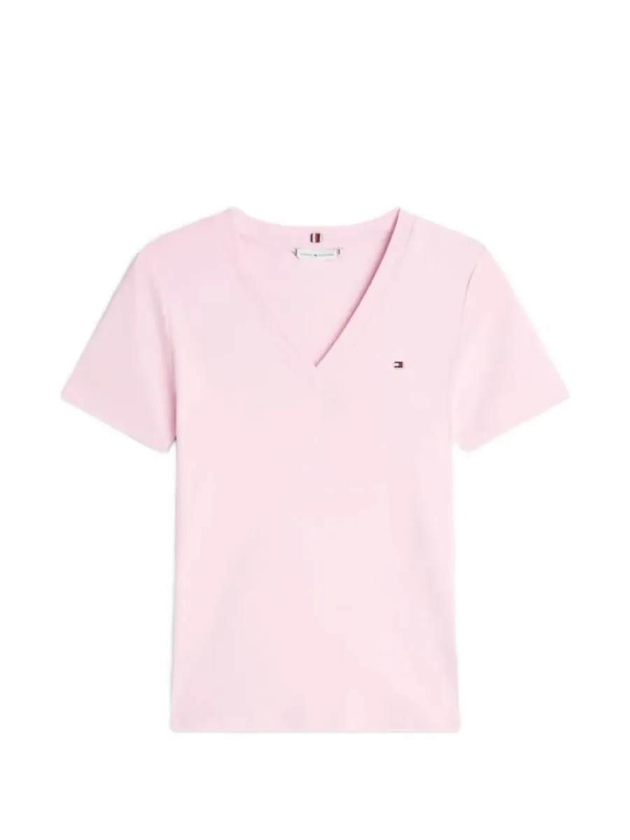 slim v-neck T-shirt 1