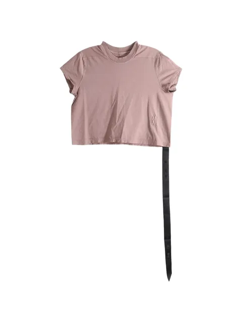 hanging-strap cropped T-shirt