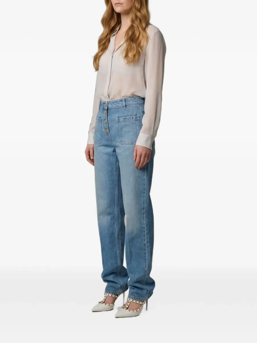 button-embellishment jeans 2