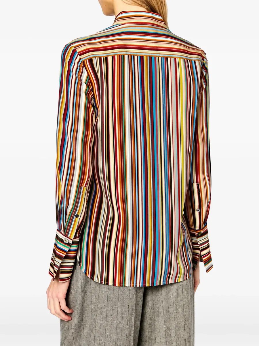 Artist Stripe silk shirt 3