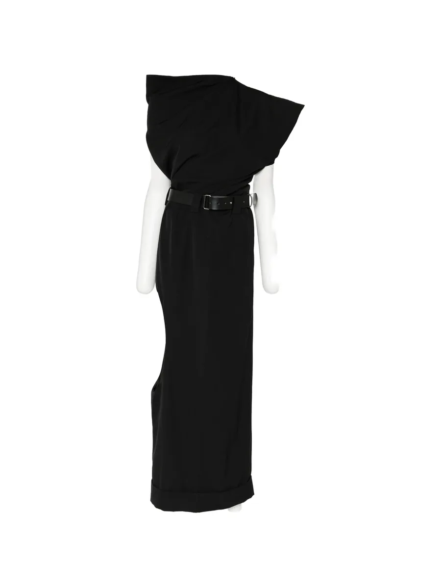 belted wool dress 1