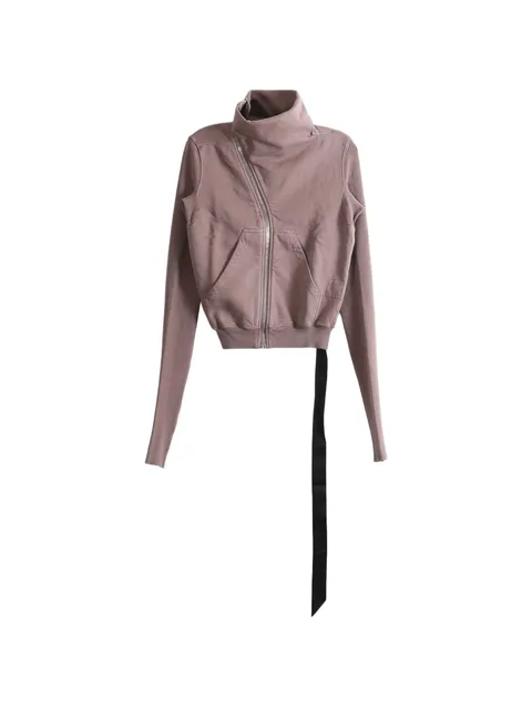 asymmetric zip-up sweatshirt