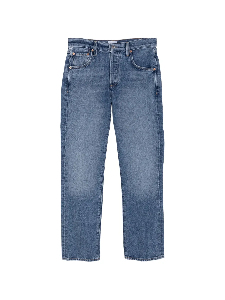 90's French high-rise jeans 1