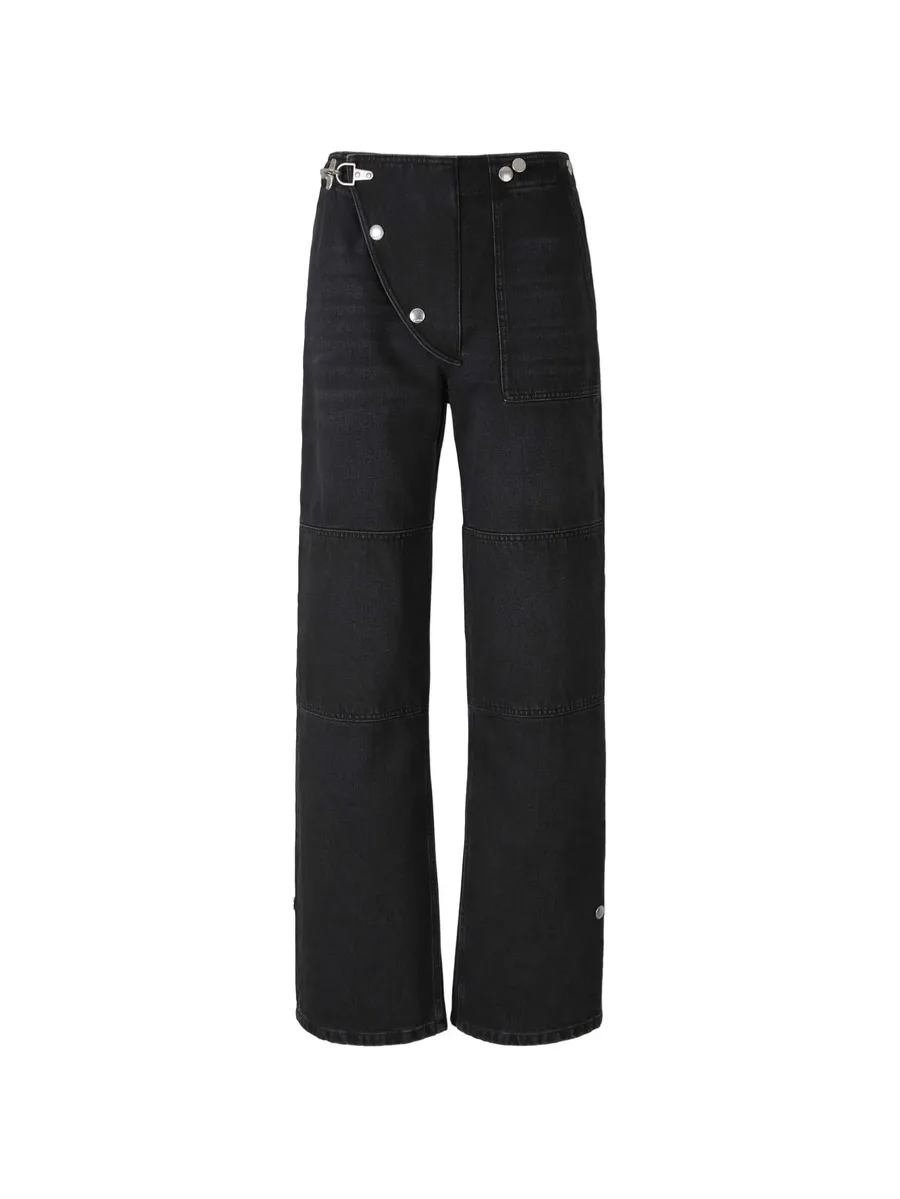 buckle-detail jeans 1