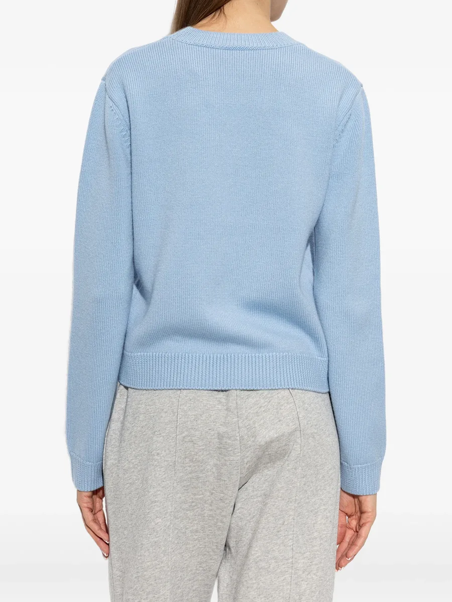 embroidered logo sweater 4